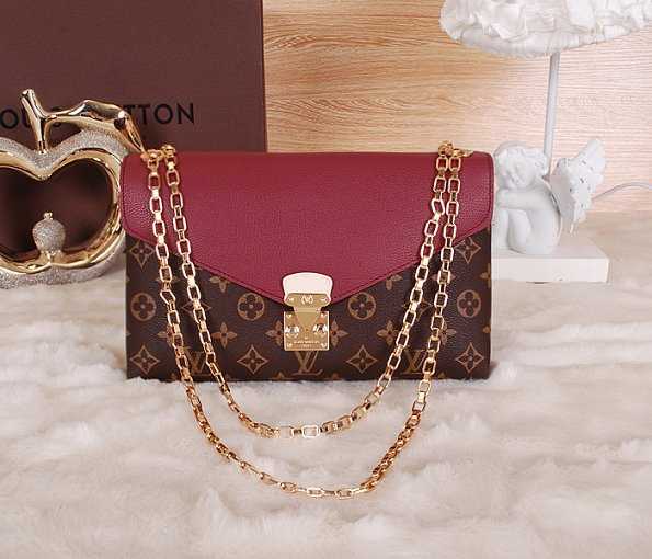 2014 Louis Vuitton Outlet pallas chain shoulder bag m41200 aurore