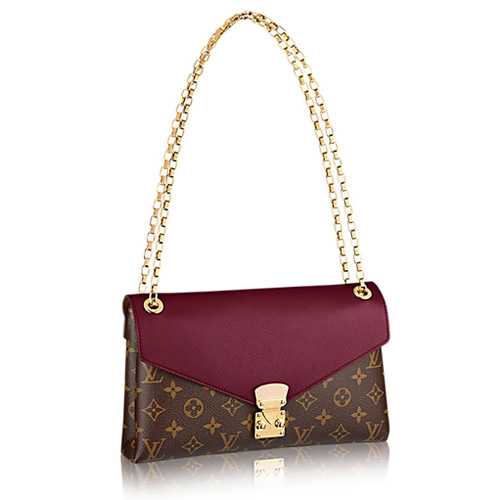 2014 Louis Vuitton Outlet pallas chain shoulder bag m41200 aurore