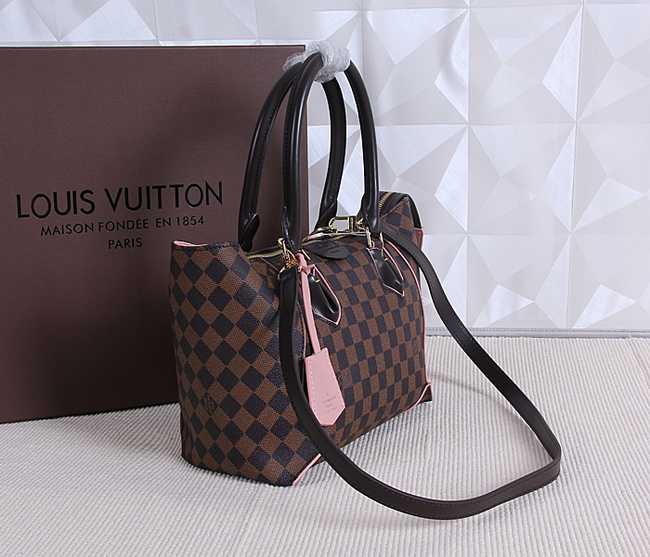 Louis Vuitton Outlet Damier Ebene Canvas Caissa Tote Bag PM M41548