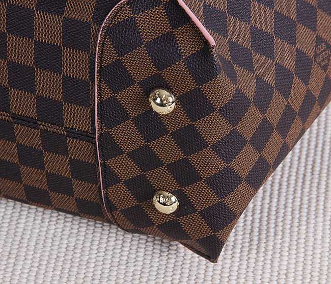 Louis Vuitton Outlet Damier Ebene Canvas Caissa Tote Bag PM M41548