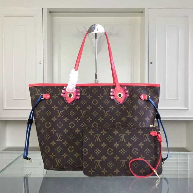 Louis Vuitton Outlet Monogram Canvas NEVERFULL MM 41663 rose