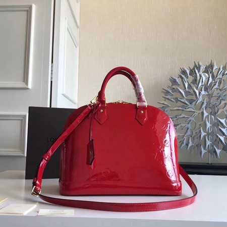 Louis Vuitton Outlet original Monogam vernis Alma M91611 red