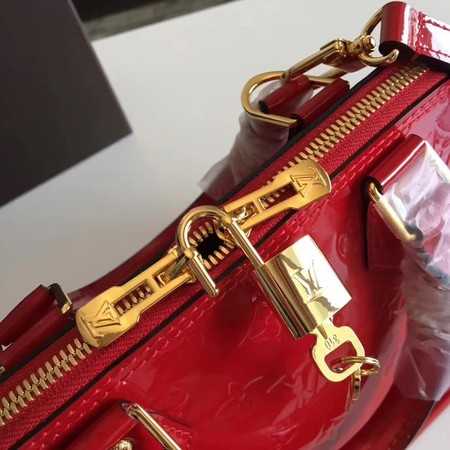 Louis Vuitton Outlet original Monogam vernis Alma M91611 red