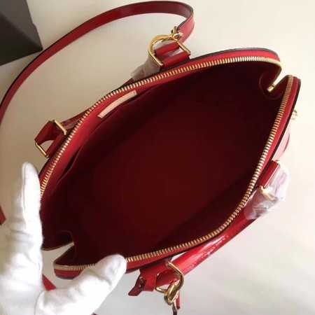 Louis Vuitton Outlet original Monogam vernis Alma M91611 red