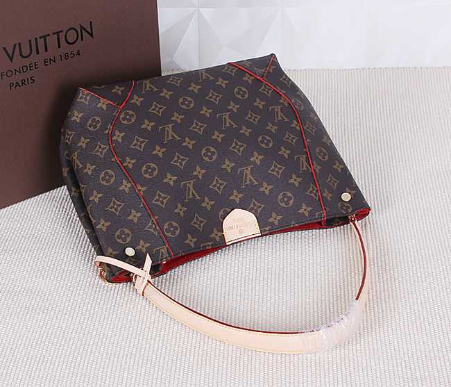 Louis Vuitton Outlet Monogram Canvas Caissa HOBO Bag 41555 Brown