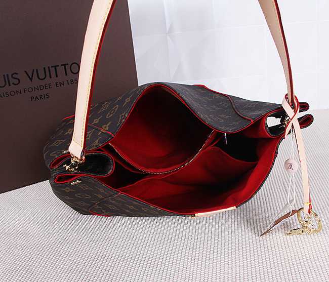 Louis Vuitton Outlet Monogram Canvas Caissa HOBO Bag 41555 Brown