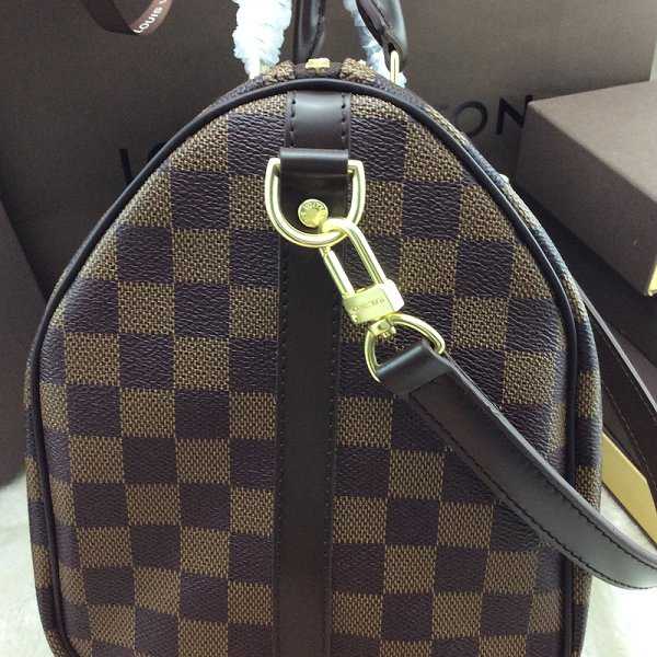 Louis Vuitton Outlet Damier Ebene Speedy 30 With Shoulder Strap N41183