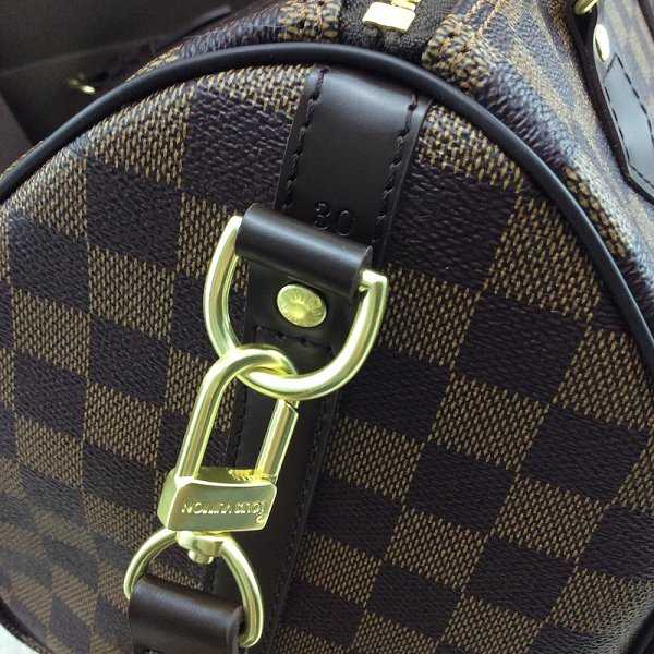 Louis Vuitton Outlet Damier Ebene Speedy 30 With Shoulder Strap N41183