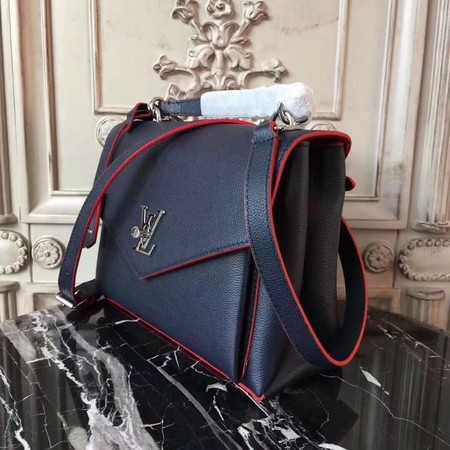 Louis Vuitton Outlet original Leather MY LOCKME 54849 dark blue