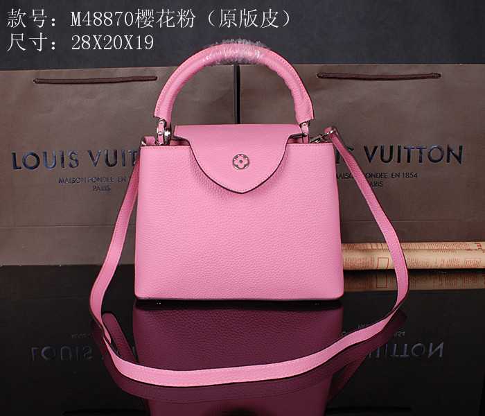 2014 Louis Vuitton Outlet original leather M48870 cherry powder