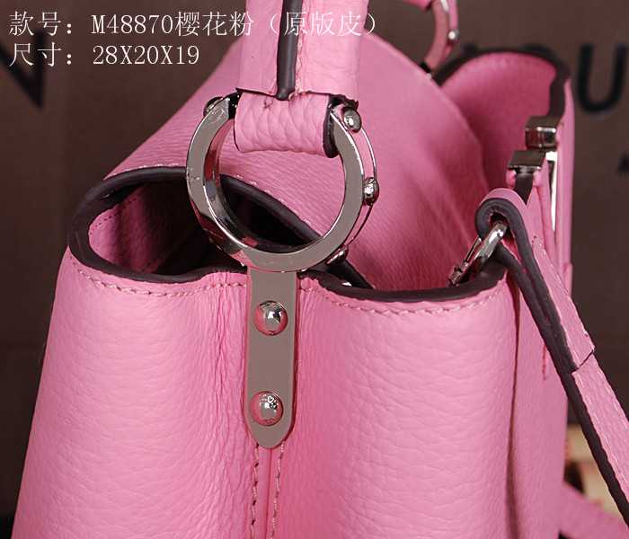 2014 Louis Vuitton Outlet original leather M48870 cherry powder