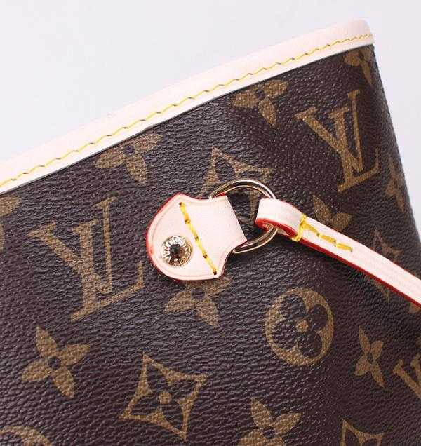 2014 Louis Vuitton Outlet monogram canvas bag neverfull gm m40990 beige