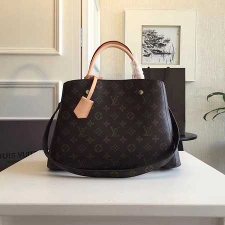 Louis Vuitton Outlet monogram canvas Original leather Montaigne M41056