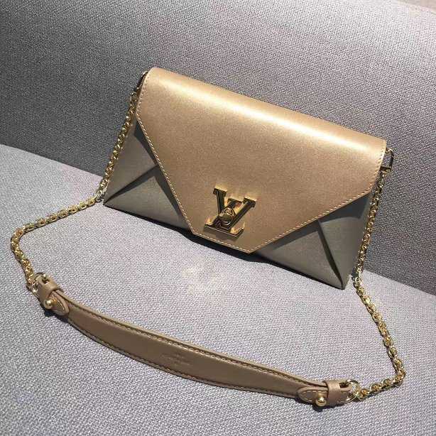 2017 Louis Vuitton Outlet love note evening bag M54504 gold