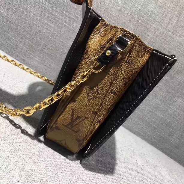 2017 Louis Vuitton Outlet original leather fashion show metis mm m40780 black