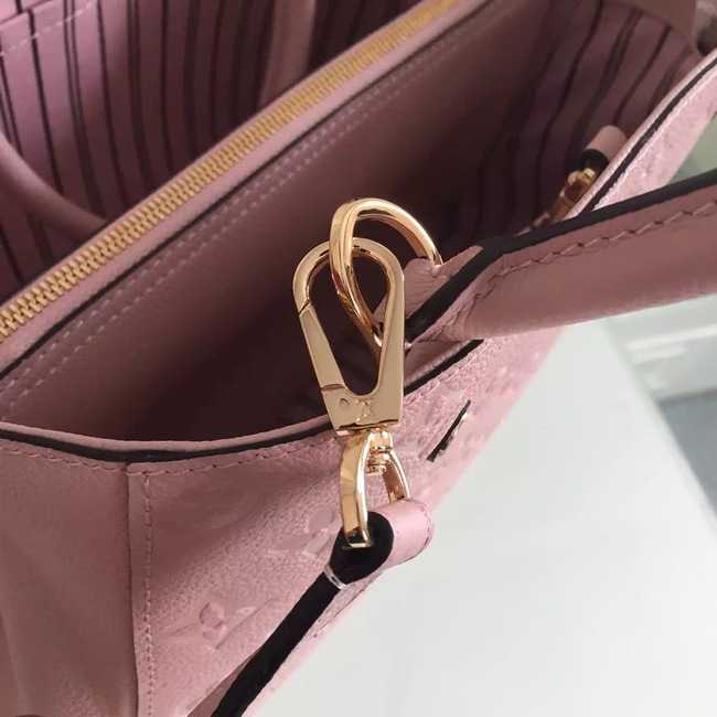 Louis Vuitton Outlet Monogram Empreinte Montaigne MM M41698 light pink