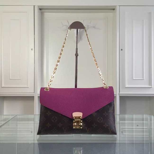 Louis Vuitton Outlet Monogram Canvas Pallas Chain 41246 Purple