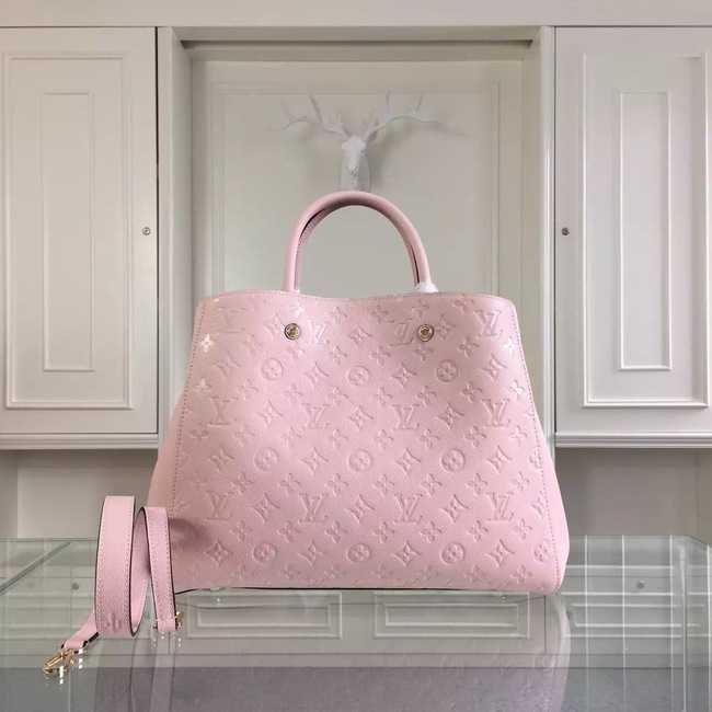 Louis Vuitton Outlet Monogram Empreinte Montaigne GM M41059 pink