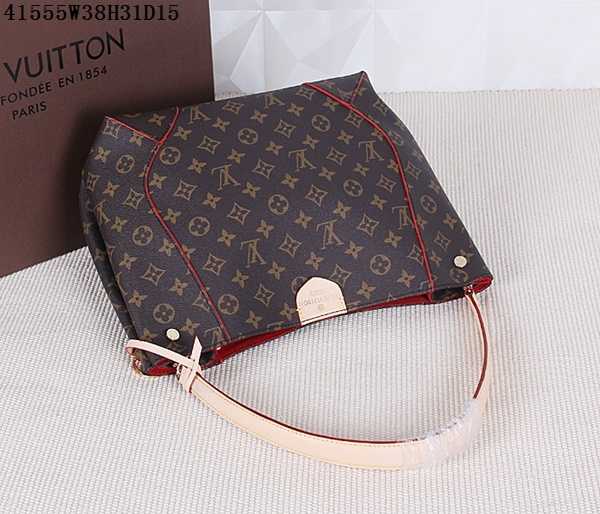 Louis Vuitton Outlet Damier Ebene CAISSA Hobo Bag 41555