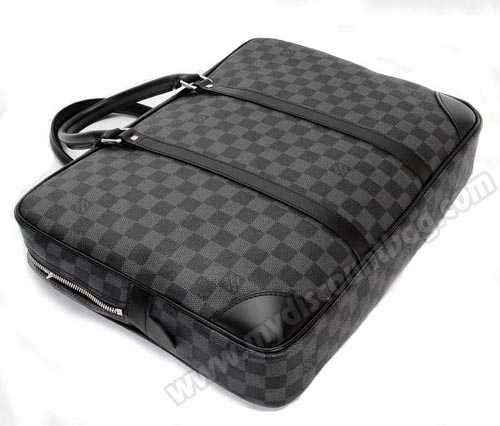 Louis Vuitton Outlet Damier Graphite Canvas Porte Documents Voyage PM N41125 BAGS