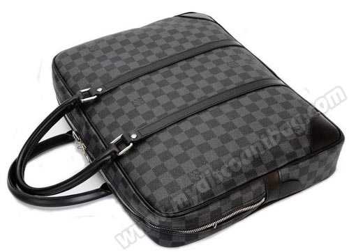 Louis Vuitton Outlet Damier Graphite Canvas Porte Documents Voyage PM N41125 BAGS