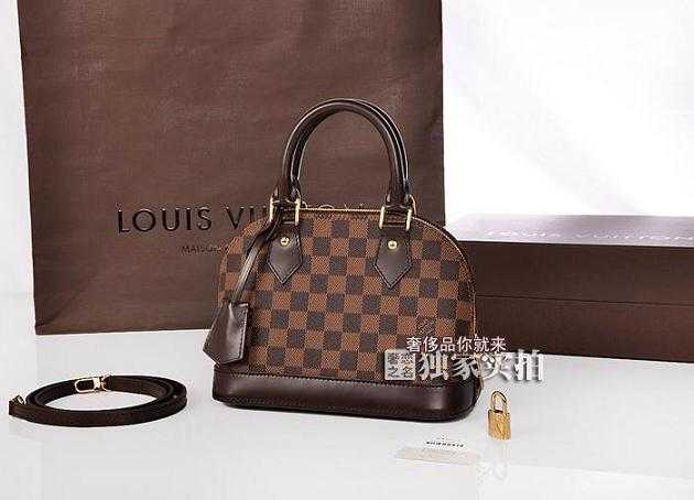 Louis Vuitton Outlet damier ebene canvas alma bb n41221