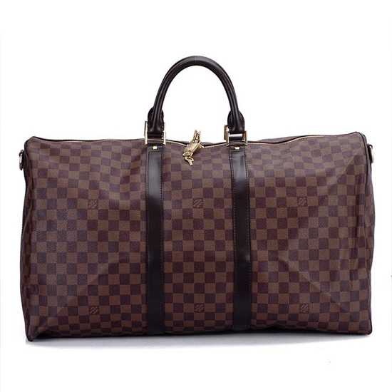 Louis Vuitton Outlet Damier Canvas Keepall 60 with 41412