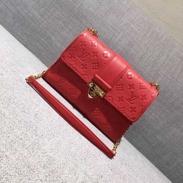 2017 Louis Vuitton Outlet original leather saint sulpice pm M43393 red