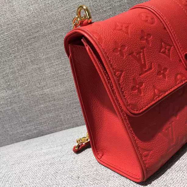 2017 Louis Vuitton Outlet original leather saint sulpice pm M43393 red