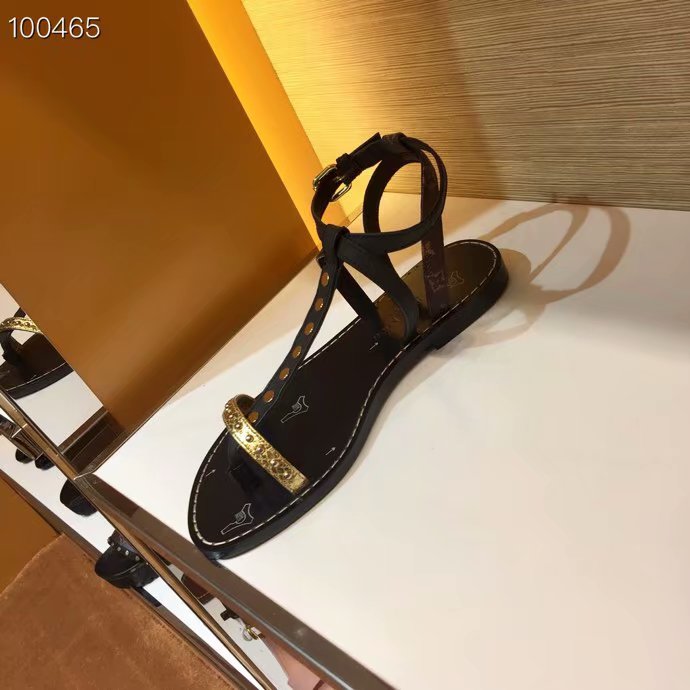 Louis Vuitton Outlet lady leather Sandals LV950SY-2