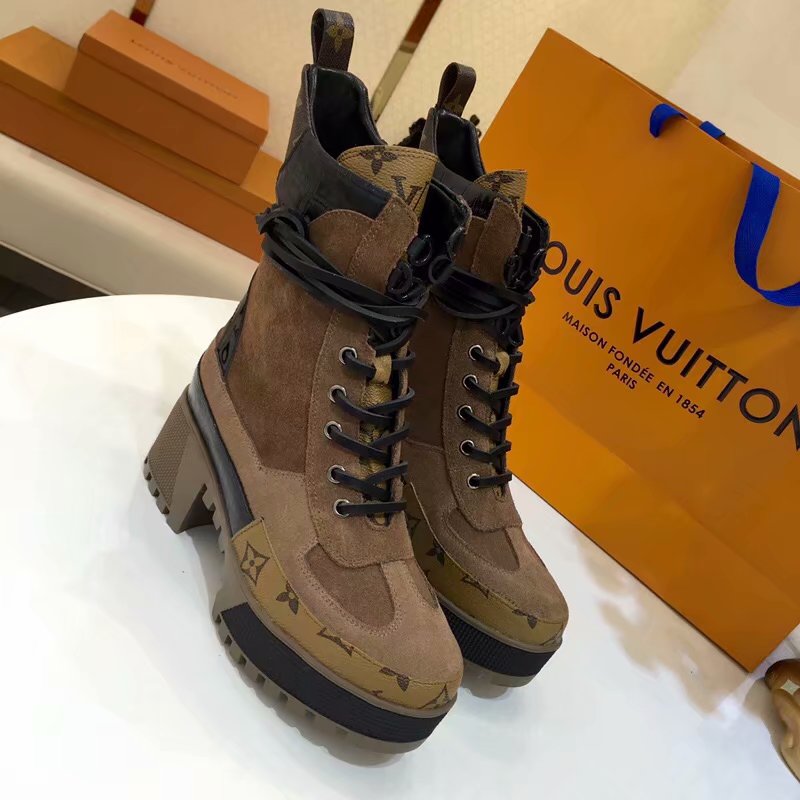 Louis Vuitton Outlet LAUREATE PLATFORM DESERT BOOT LVC918SY