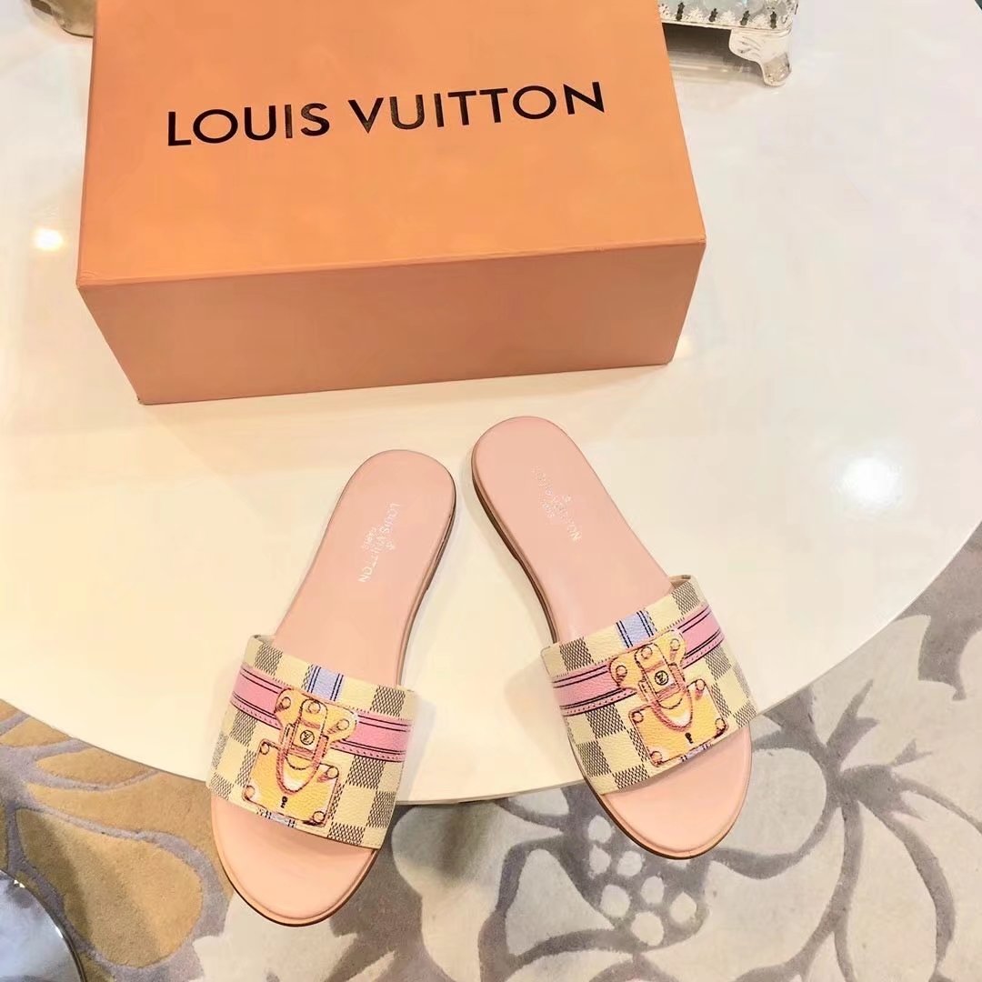 Louis Vuitton Outlet lady slippers LV844SY