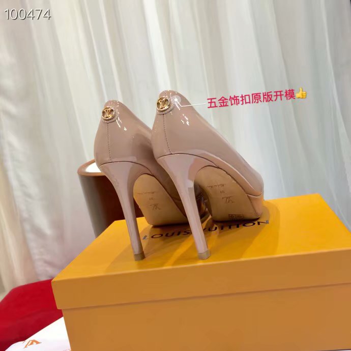 Louis Vuitton Outlet lady leather Shoes LV954SY-2 10.5CM height