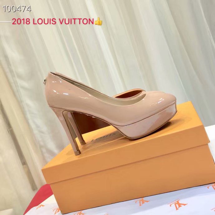 Louis Vuitton Outlet lady leather Shoes LV954SY-2 10.5CM height