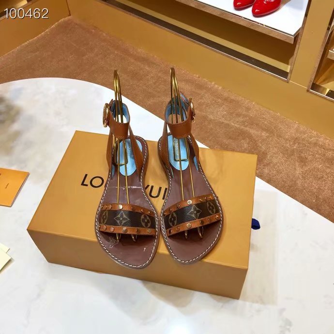 Louis Vuitton Outlet lady leather Sandals LV951SY-1