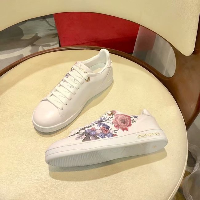 Louis Vuitton Outlet Ace embroidered sneaker LV889SY white