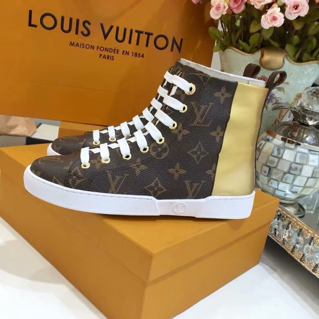 Louis Vuitton Outlet DIGITAL EXCLUSIVE HEART SNEAKER BOOT LV902SY yellow