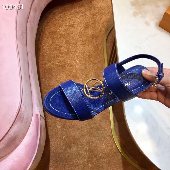 Louis Vuitton Outlet lady leather Sandals LV955SY-3 10CM height