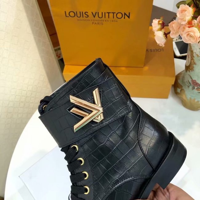 Louis Vuitton Outlet WONDERLAND FLAT RANGER LV908SY black