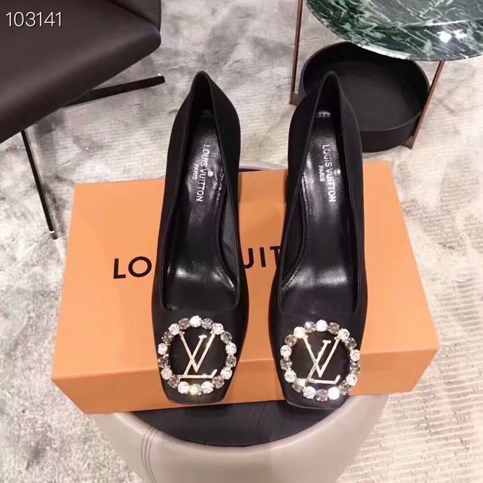 Louis Vuitton Outlet 7CM High Heels Shoes LV968QGC-1