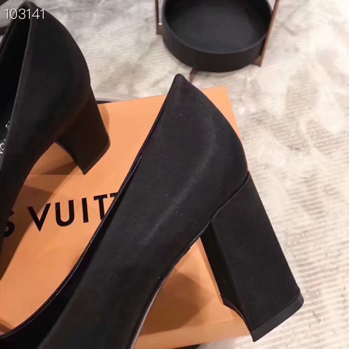 Louis Vuitton Outlet 7CM High Heels Shoes LV968QGC-1