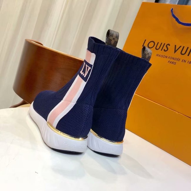 Louis Vuitton Outlet AFTERGAME SNEAKER BOOT LV897SY blue