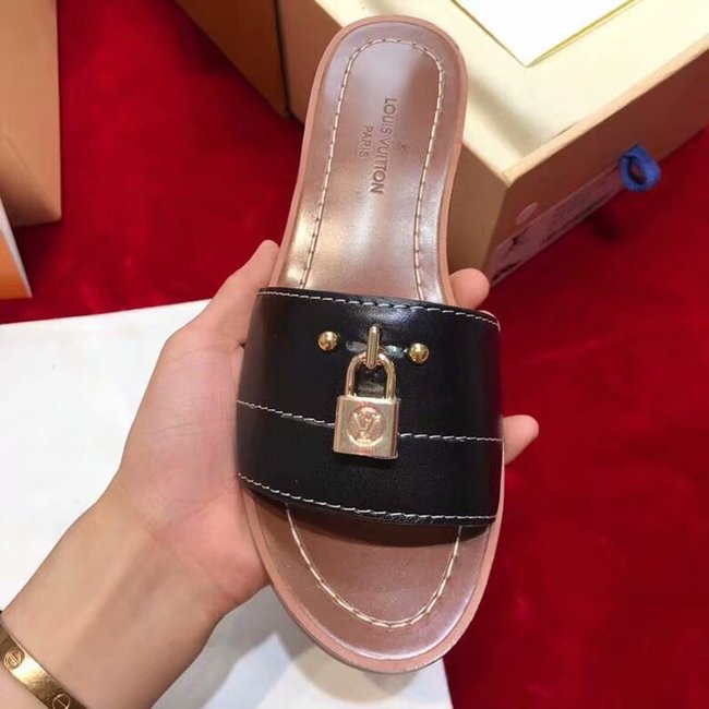 Louis Vuitton Outlet lady slippers LV884LD black