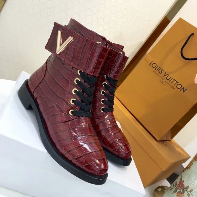 Louis Vuitton Outlet WONDERLAND FLAT RANGER LV908SY red