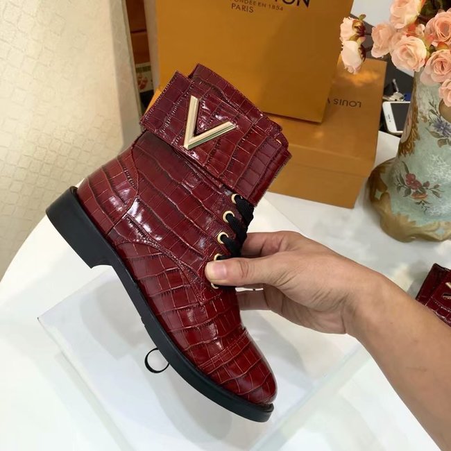 Louis Vuitton Outlet WONDERLAND FLAT RANGER LV908SY red