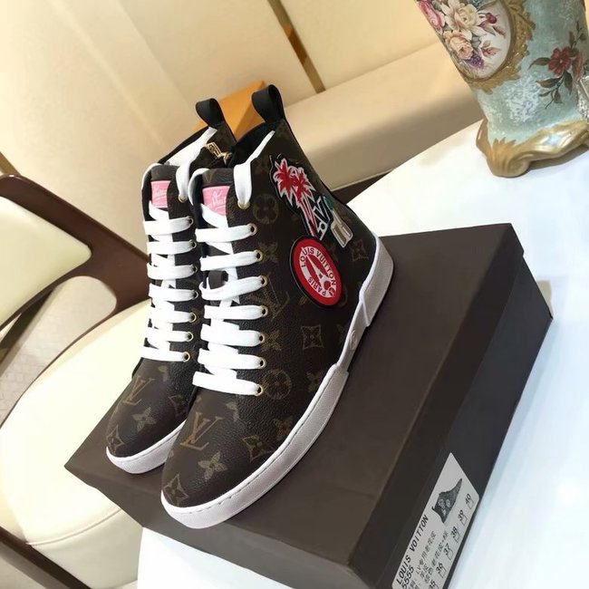 Louis Vuitton Outlet DIGITAL EXCLUSIVE HEART SNEAKER BOOT LV900SY BROWN