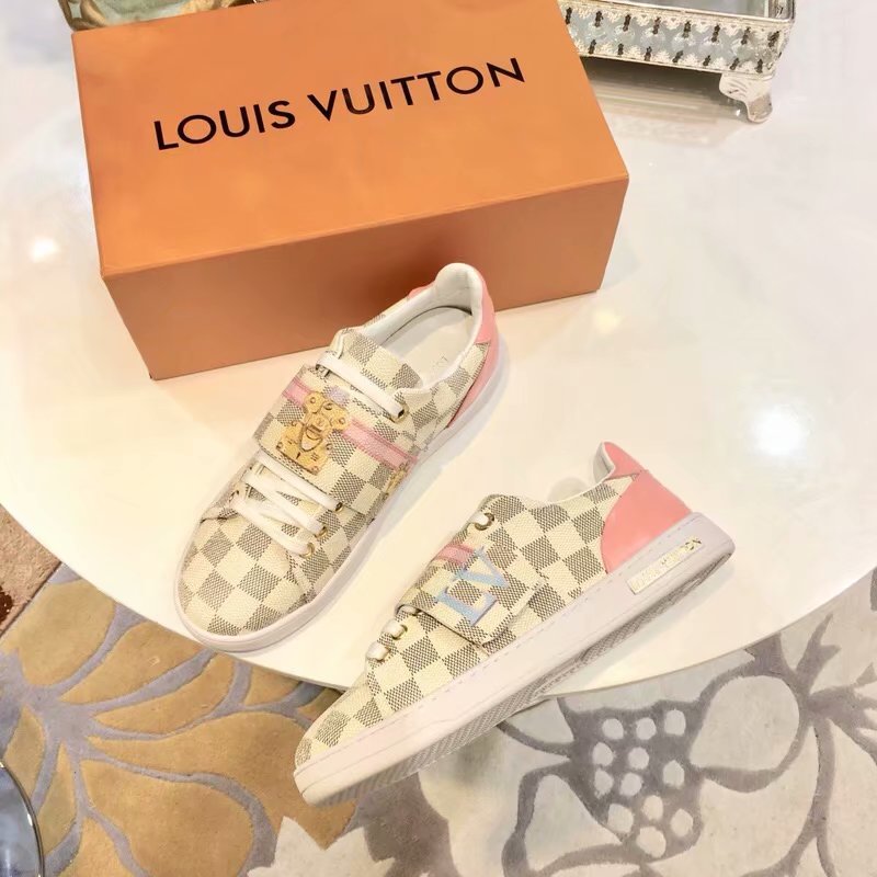 Louis Vuitton Outlet FRONTROW SNEAKER LV913SY Damier Azur canvas