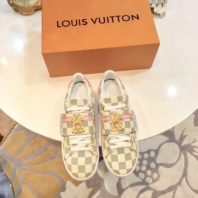 Louis Vuitton Outlet FRONTROW SNEAKER LV913SY Damier Azur canvas