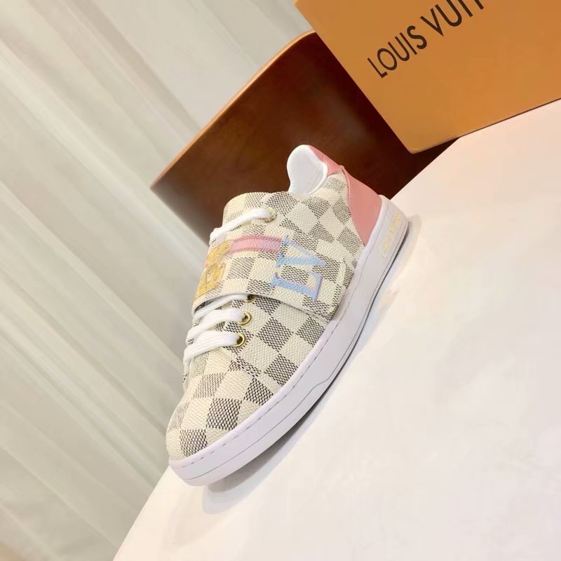 Louis Vuitton Outlet FRONTROW SNEAKER LV913SY Damier Azur canvas