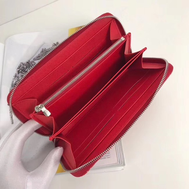 Louis Vuitton Outlet original ZIPPY WALLET SUPREME 60017 red